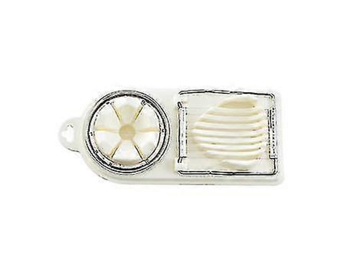 Cortador de huevos multifuncional 2 en 1 de acero inoxidable para frutas y huevos en la cocina