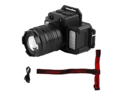 Linterna Frontal Led Con Batería Brillante De 1600 Mah Para Pesca, Senderismo Y Uso Al Aire Libre Con Sensor Inteligente.