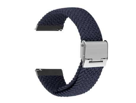 Correa de nailon ajustable estirable trenzado 22mm para Samsung Gear S3 Classic/Gear S3 Frontier/Gear S4 - azul medianoche
