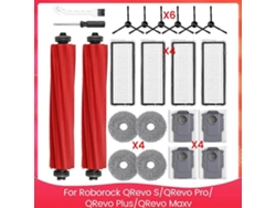 22pcs For Qrevo S/qrevo Pro/qrevo Plus/qrevo Maxv Robot Vacuum Attachment Dust Bag Main Side Brush