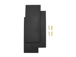 Yncm2026-lámpara De Pared Led Moderna 12w Caliente Blanca Para Dormitorio Decorativa De Pared Negro
