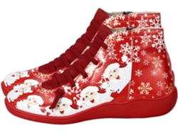 Botas De Natal Femininas - Botas De Natal Femininas - Pantufas - Mocassins De Festa
