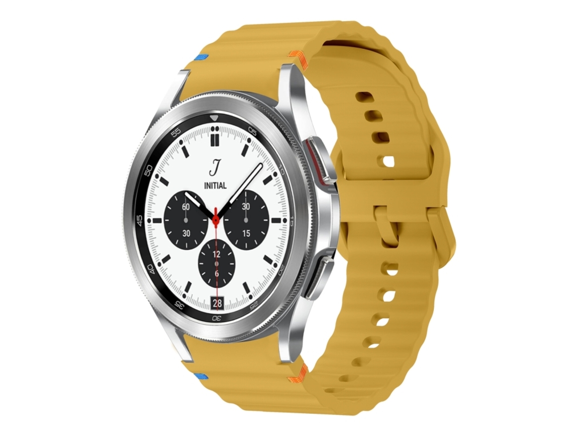 Correa para Samsung Galaxy Watch 4 Classic (42 mm/46 mm) - Silicona cosida con diseño de ondas