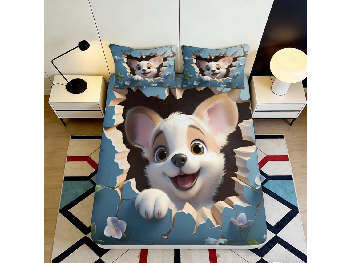Microfibra Estampado Microfibra Diseño Almohada Juego Color 200x25cm