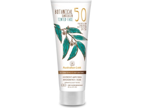 Protector Solar Facial AUSTRALIAN GOLD BB Dark SPF 50 (88 ml)