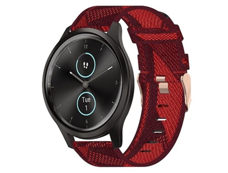 Correa Smartwatch Para Garmin Garminmove Style 20Mm Roja VENISYMLIS