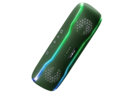 Altavoz Portátil Para Exteriores (verde) Resistente Al Agua Ipx7 Con Luz Estéreo