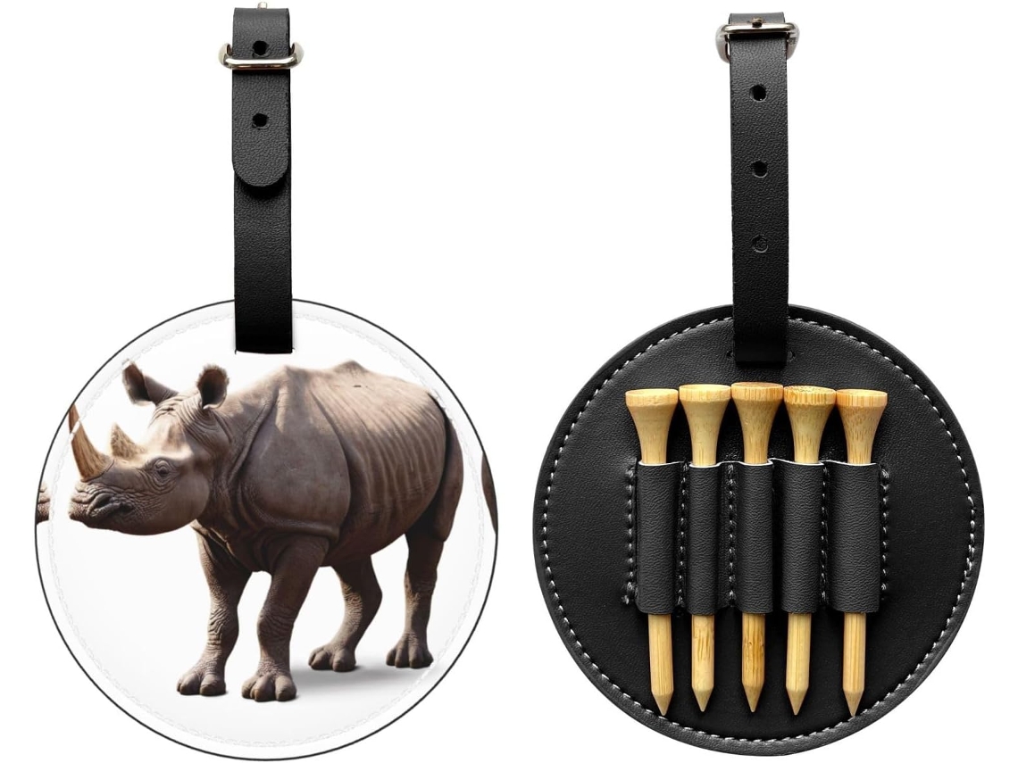 Bolsa para tees de golf con estampado de unicornio: fácil de transportar y más eficiente para jugar al golf.
