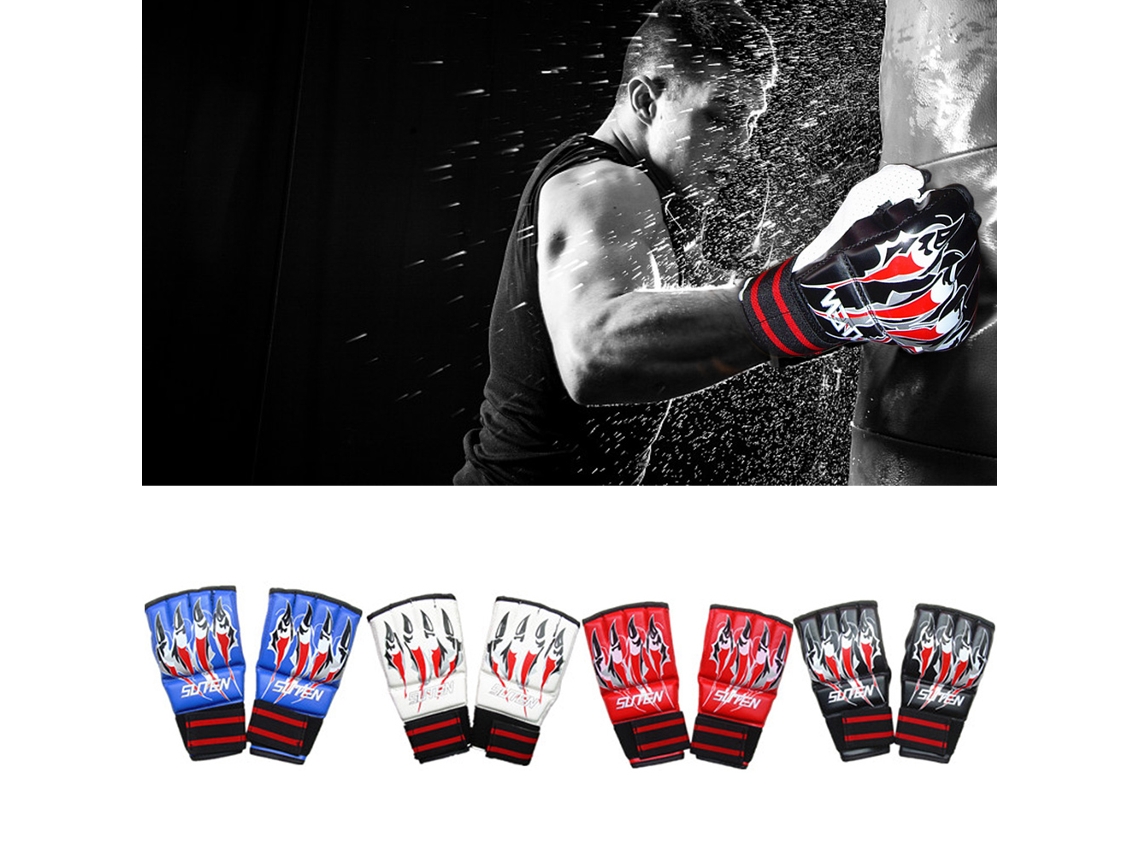 Danu2026-guantes De Boxeo De Media Palma Para Mma Thai Entrenamiento De Sacos Sparring Equipo Deportivo Outdoor