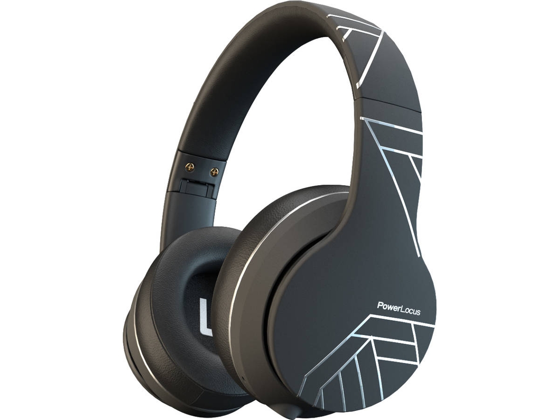 Auriculares Bluetooth POWERLOCUS P6 71 (On Ear - Micrófono - Noise Cancelling - Negro)