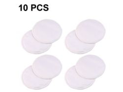 Discos absorbentes lavables de fibra de bambú (paquete de 10) | Discos absorbentes reutilizables
