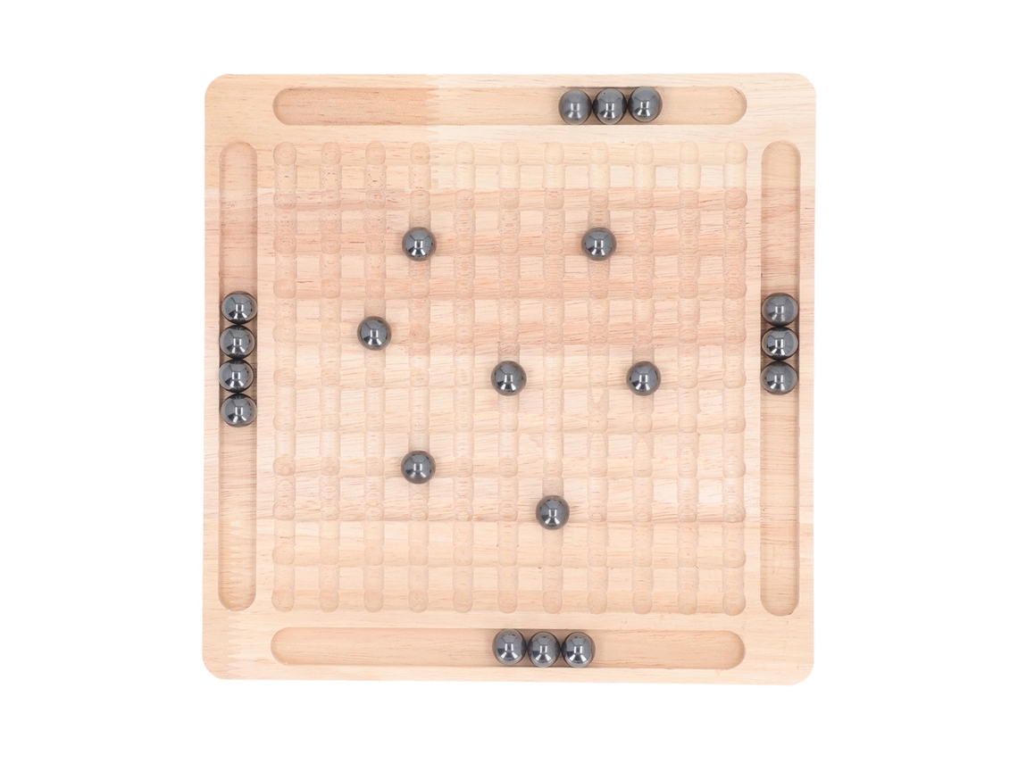 Bj-juego De Ajedrez Magnético Con Tablero De Madera 20 Piedras Interactivo Educativo Para Niños