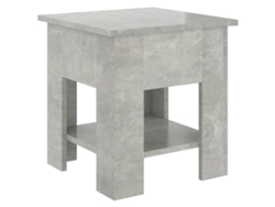 Mesa de centro de madera procesada, gris cemento, MAISON EXCLUSIVE (40x40x42 cm)