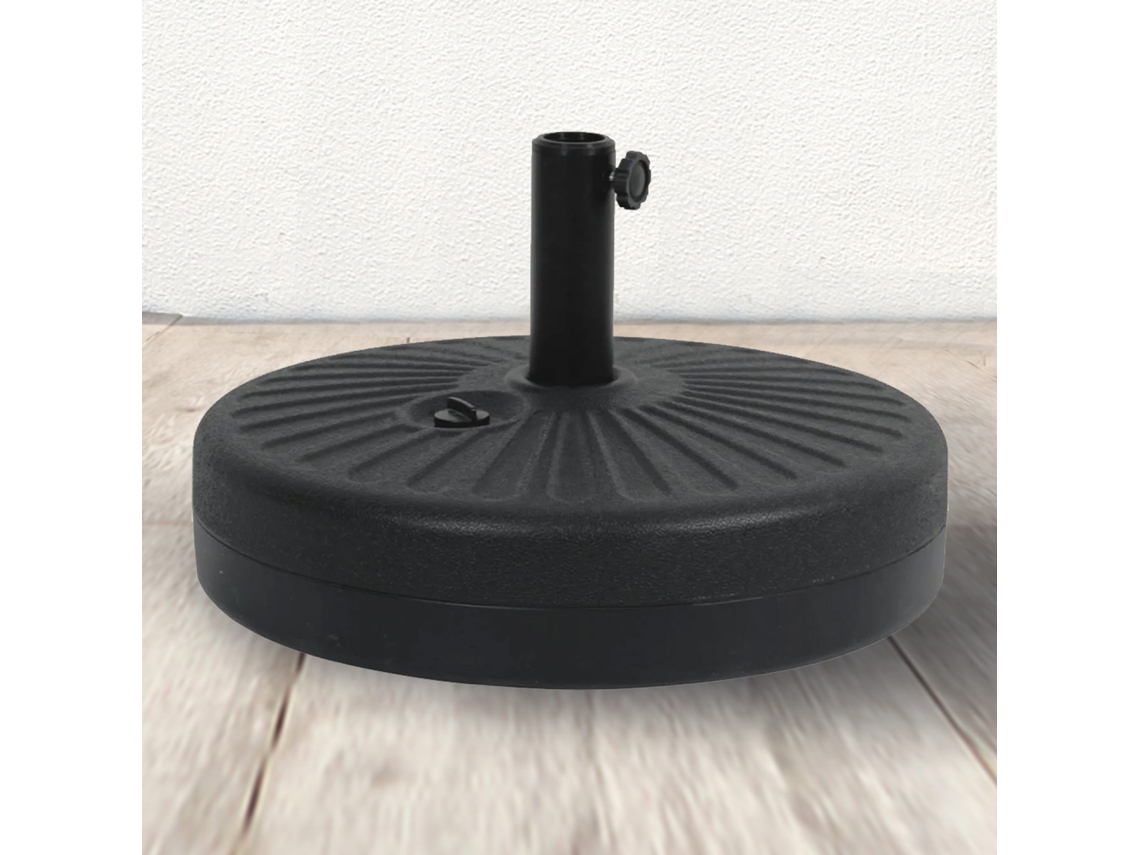 Base para Parasol CONCEPT U (Negro - Plastico - 57x15x32 cm)
