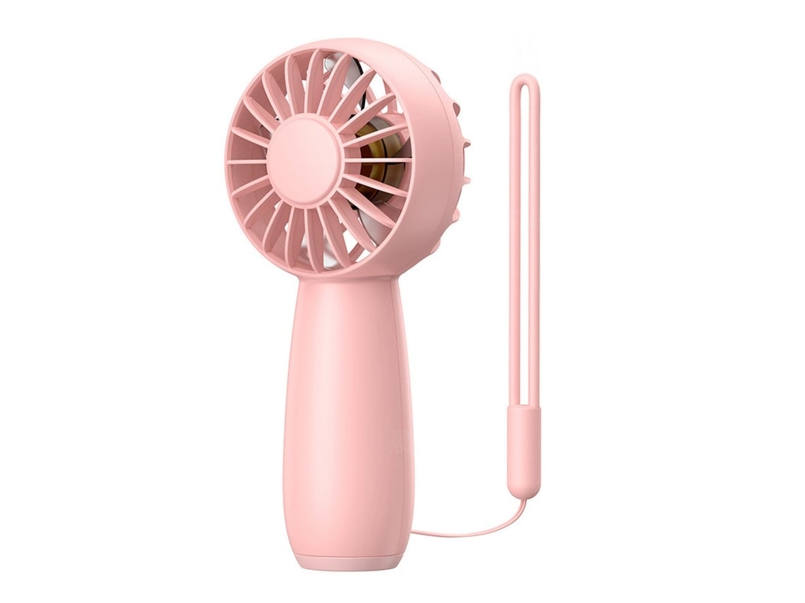 Ventilador turbo portátil de alta potencia con motor sin escobillas Batería de larga duración Rosa Gusshious