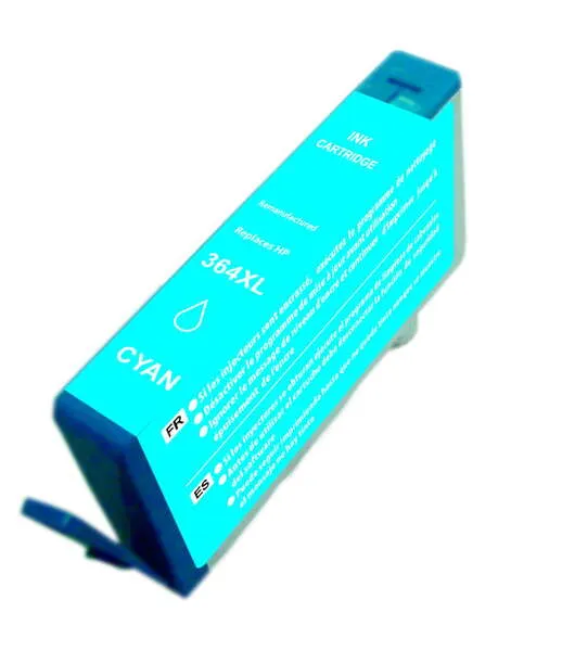 Cartucho de tinta genérico cian HP 364Xl reemplaza a Cb323Ee/Cb318Ee