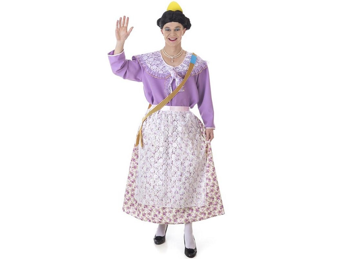 Disfraz de Fallera Lila para adulto