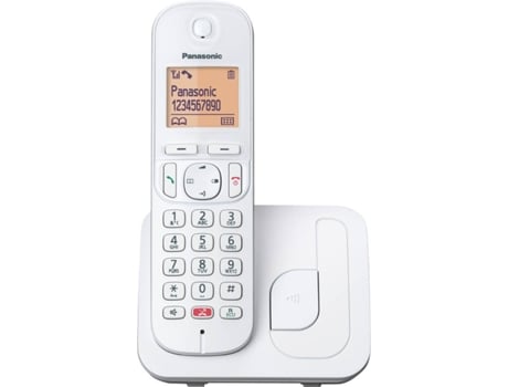 Teléfono Fijo PANASONIC TGC250SPW Blanco
