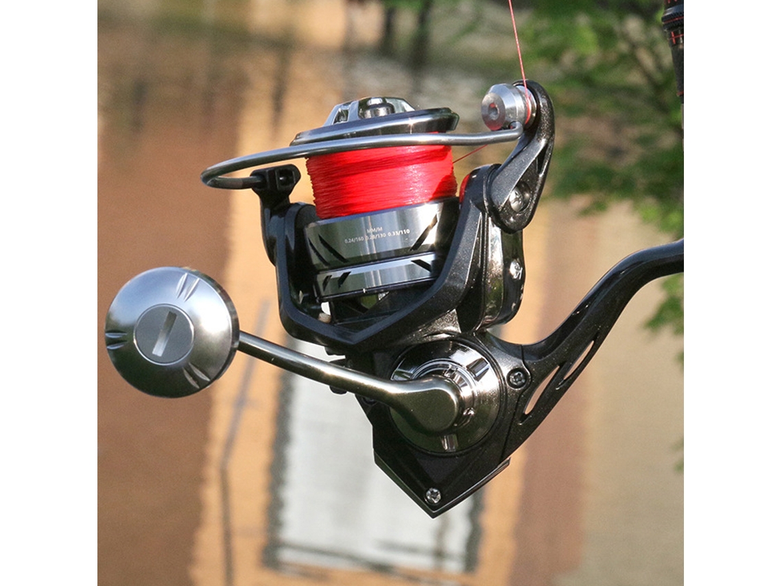 Carrete De Pesca Metálico Con Freno Máximo De 15 Kg, Rueda Giratoria Suave Y Estable, Accesorio De Pesca.