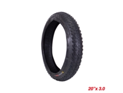 Neumático Plegable De 20x3,0 Pulgadas Para Bicicleta Fat Bike, De Goma, Para Nieve, Playa, Repuesto, Resistente A Hurones.