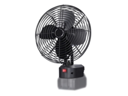 Ventilador Portátil Para Camping, Picnics, Pesca, Inalámbrico, De Metal, Con Batería De Litio Y Velocidad Ajustable.