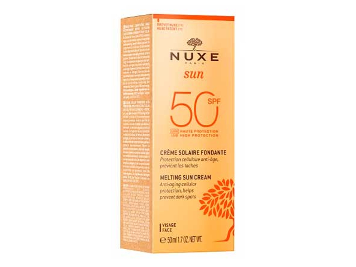 Protector Solar NUXE Sun SPF 50 (50 ml)