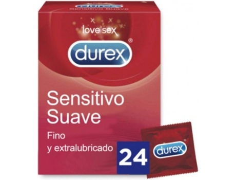 Preservativos DUREX CONDOMS Sensitivo Suave (24 Unidades)