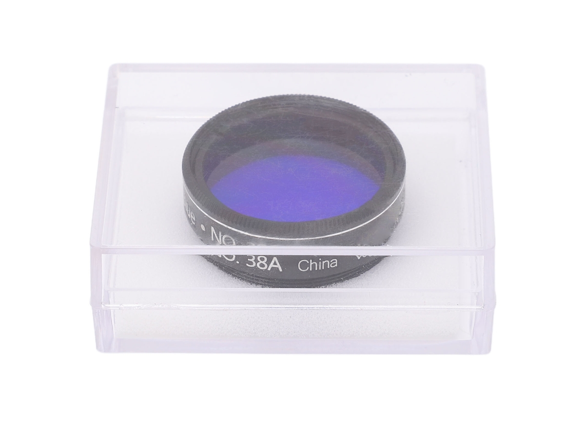 Filtro ocular para telescopio, filtro planetario azul oscuro, filtro lunar para telescopio