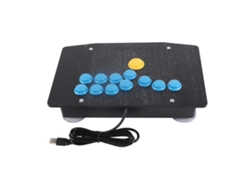 Controlador Arcade De 12 Teclas Compatible Con Socd, Todos Los Botones, Arcade Fight Stick Con Función Turbo Para Consola De Juegos De Pc