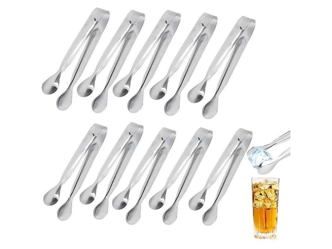 2026-pinzas De Acero Inoxidable 10 Piezas Para Azúcar Hielo Dulces Pasta Ensalada Repostería Fiesta Boda