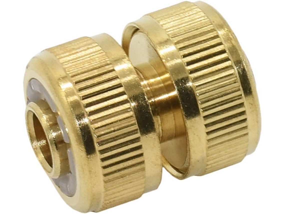 Adaptador De Conexión Para Jardín Conector Latón Manguera Riego Rápido Latón Latón