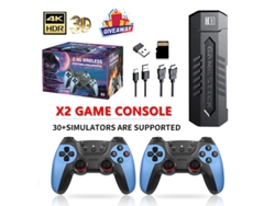 Consola de juegos doméstica YUNZII para dos jugadores (256 g) con más de 70 000 juegos
