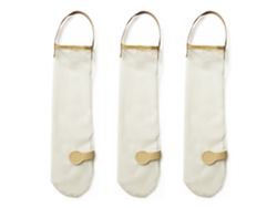 Cestas de algodón tejidas para cocina de 3 niveles con ganchos para colgar, organizador de almacenamiento decorativo con cuerda