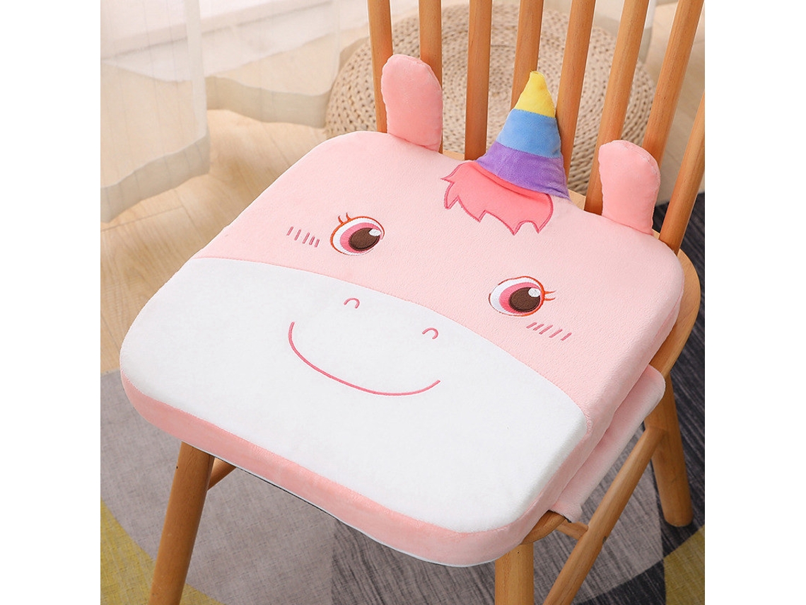 Asiento elevador antideslizante y extraíble para silla de comedor Eifson, 5 cm (Unicornio)