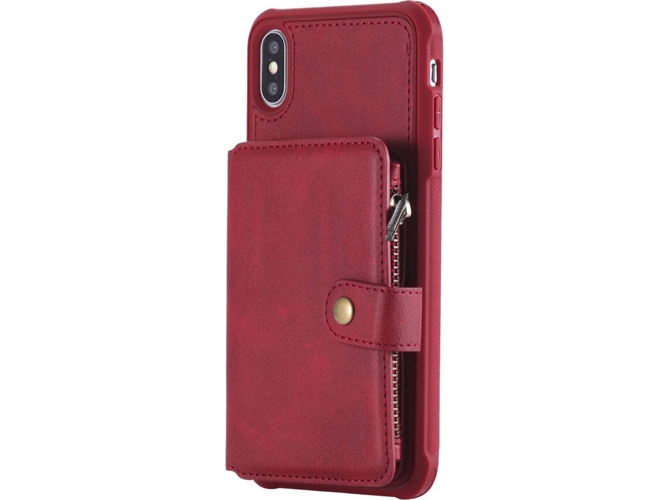 Funda iPhone XS Max WISETONY Kaiqimi-710 Rojo