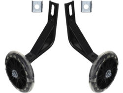 Ruedas de entrenamiento de acero iluminadas para bicicletas