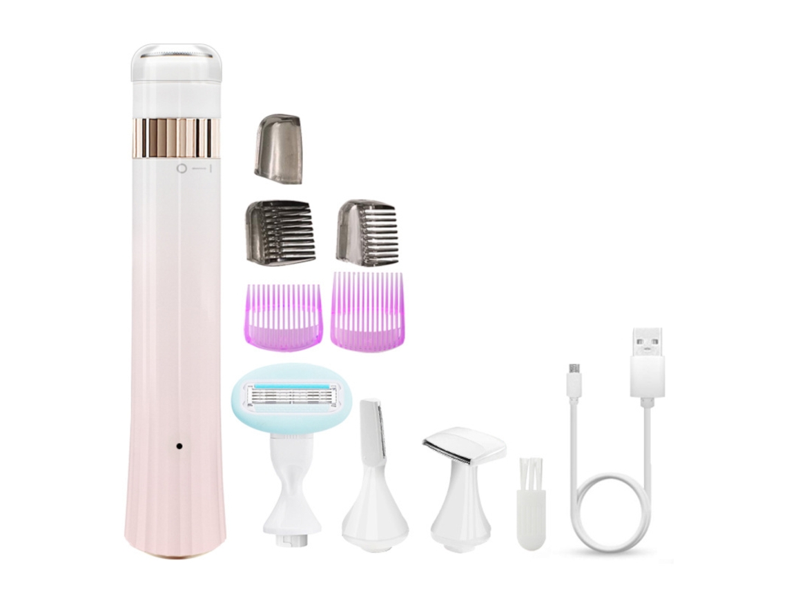 JILLIOPER Afeitadora Eléctrica Multifunción para Cabello, Cejas, Vello Facial y Zonas Íntimas, Afeitadora Corporal Completa