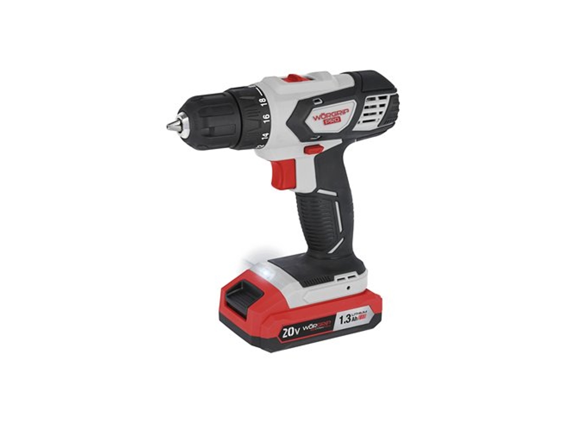 Taladro Atornillador Wōrgrip 20v Batería 1.3ah