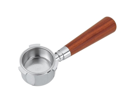 Máquina de café MUV NA DELENG Máquina de madera maciza EC680 Acero inoxidable EC685 Tres orejas 51mm Aleación Mango sin fondo