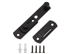 Cerradura electromagnética para gabinete/cajón, 12 V, 2 A, acero negro