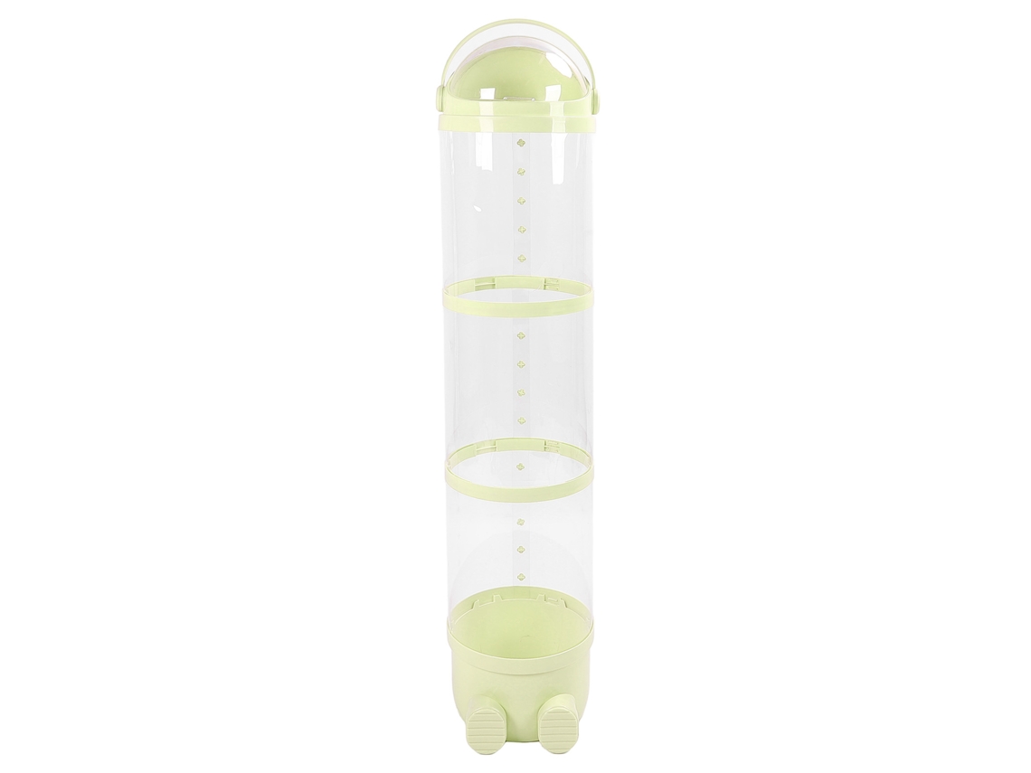Tubo De Almacenamiento Transparente Para Peluches, Gran Capacidad, 130 Cm, Verde.