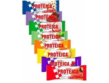 Barrita Proteica NUTRISPORT Sabores Variados (12 Unidades)