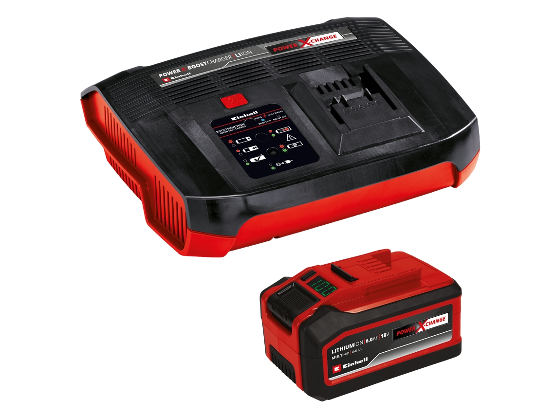 Cargadores elevadores Einhell de 18 V, 4-6 Ah y 6 A