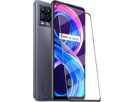 Kit 2 X Protectores Cristal Templado Oppo Realme 8 5G Phoneshield 9H Total Negro