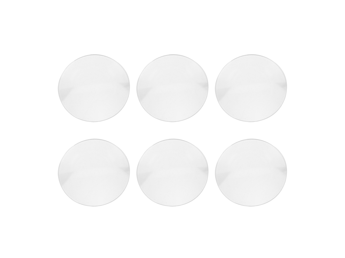 6 Piezas De Cristal De Reloj Redondo De 22,5 Mm A 25 Mm Con Arco Simple De 1,7 Mm De Grosor. Accesorios Para Relojes.
