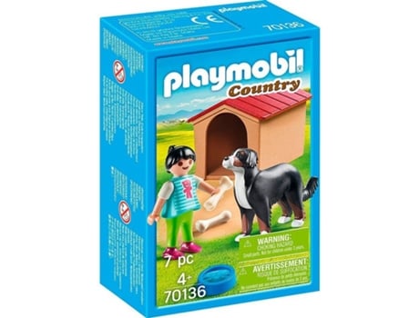 Playmobil PLAYMOBIL Country Perro Con Casita (Edad Mínima Recomendada: 4años)