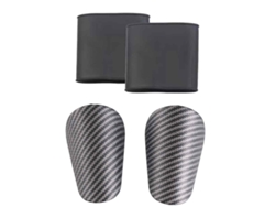 RNEMITERY Pantorrillas de Fútbol en Silicona con Soporte, Protectores para Hombres, Mujeres y Niños, Entrenamiento de Fútbol