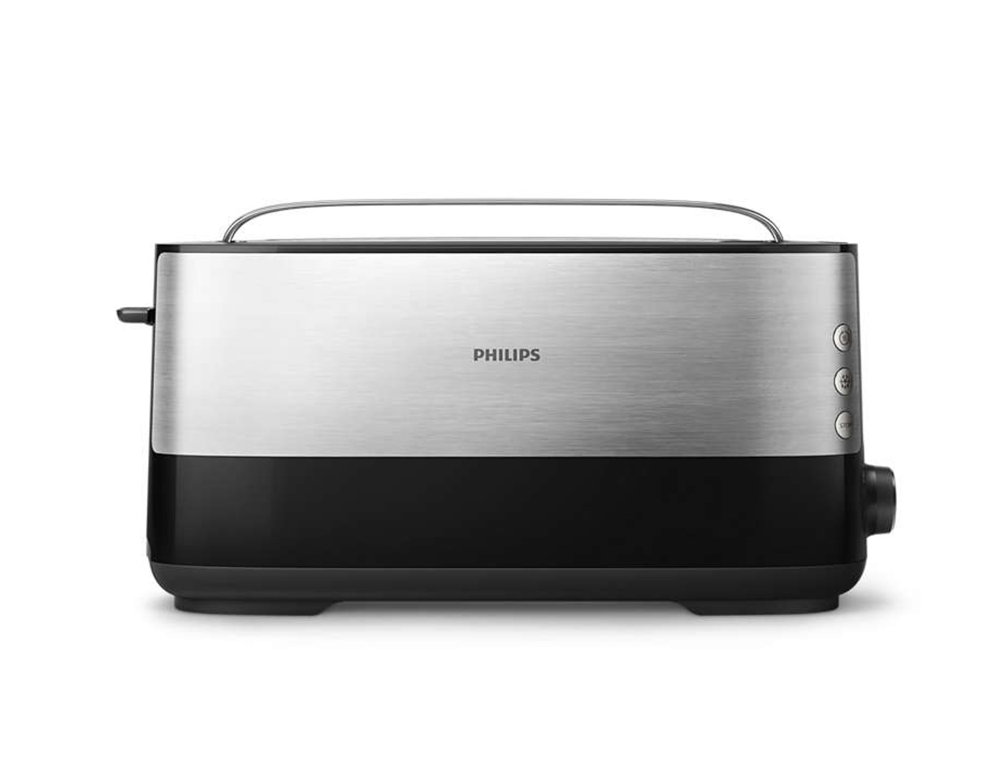 Philips Daily Hd269290 tostador 950w ranura extra larga 8 funciones color negro collection acero inoxidable con y para panecillos 1 1030