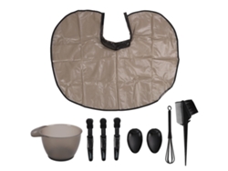 Kit de tinte para el cabello 2026 con brocha para mezclar, auriculares, recipiente, toalla protectora y pinzas para uso doméstico y profesional.