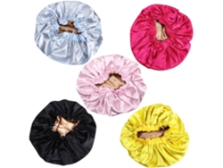 Gorro De Noche Elástico Ajustable Con Forro De Satén Para Mujeres Con Cabello Largo.